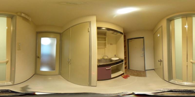 パノラマ画像キッチン