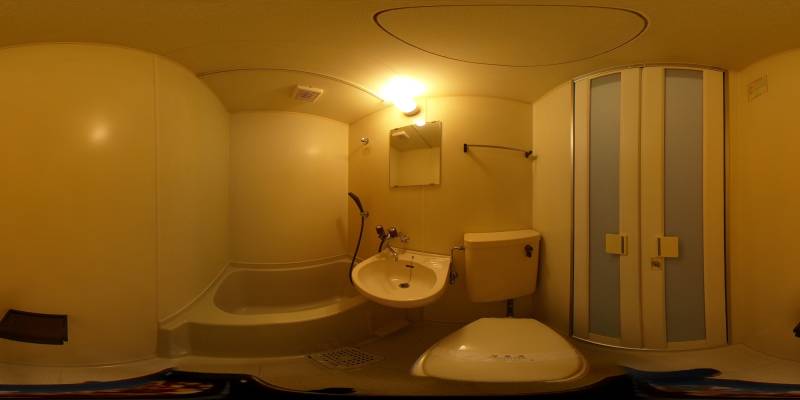 パノラマ画像バスルーム