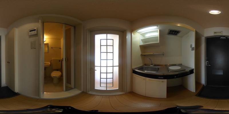 パノラマ画像キッチン