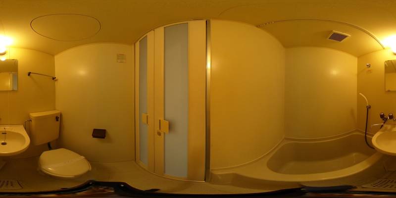 パノラマ画像バスルーム