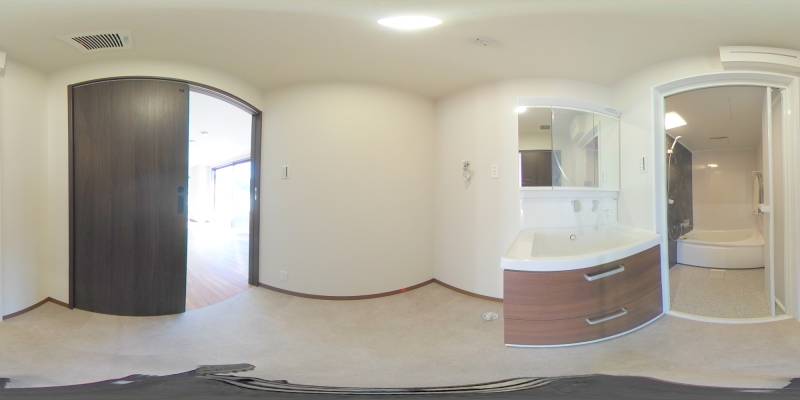 パノラマ画像洗面所