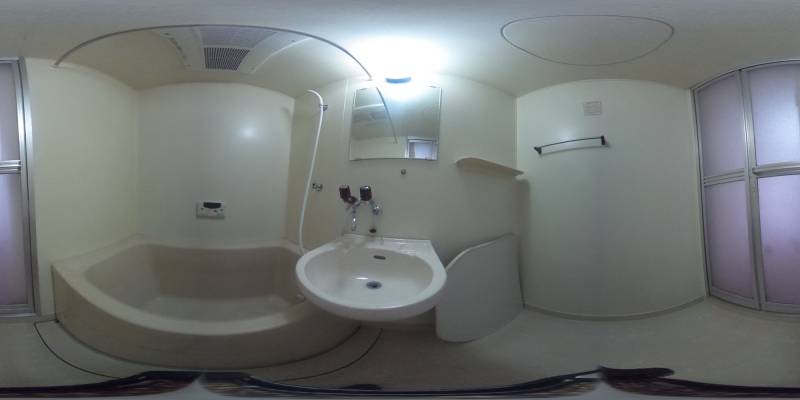 パノラマ画像バスルーム