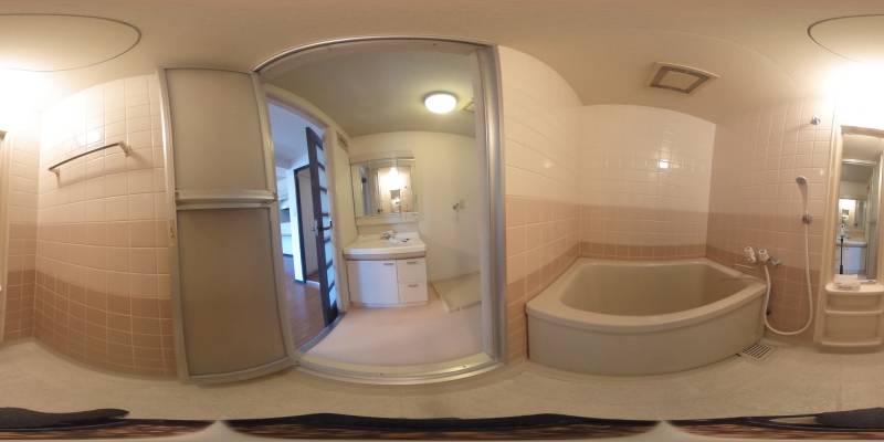パノラマ画像バスルーム