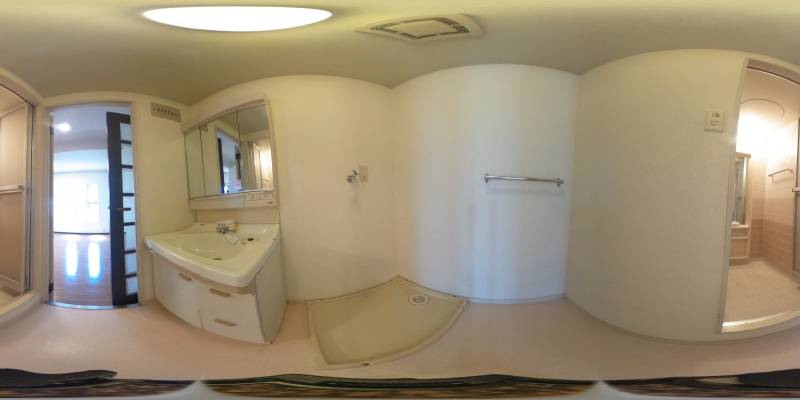 パノラマ画像バスルーム