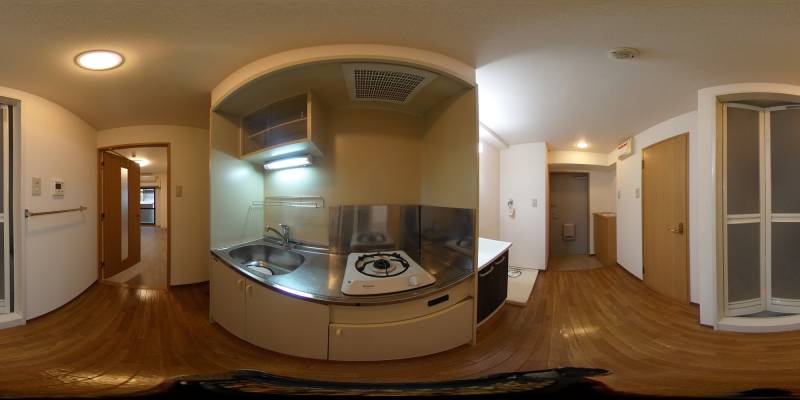 パノラマ画像キッチン