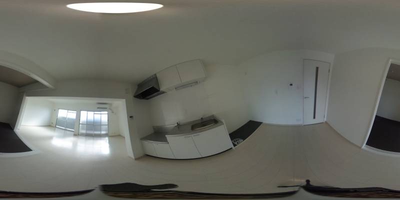 パノラマ画像キッチン