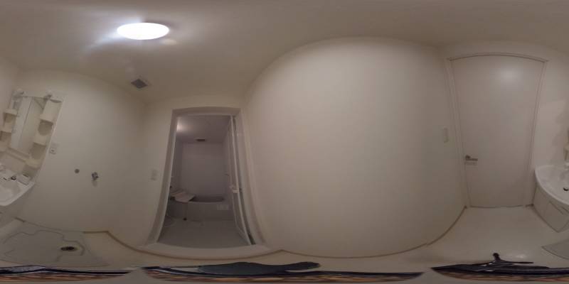 パノラマ画像洗面所