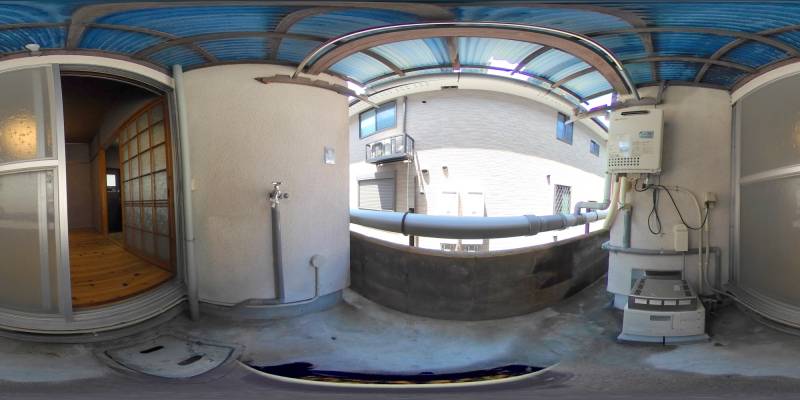 パノラマ画像バルコニー