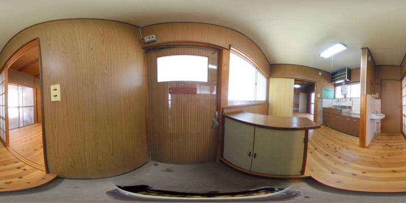 パノラマ画像玄関