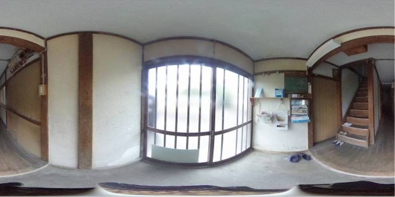 パノラマ画像玄関