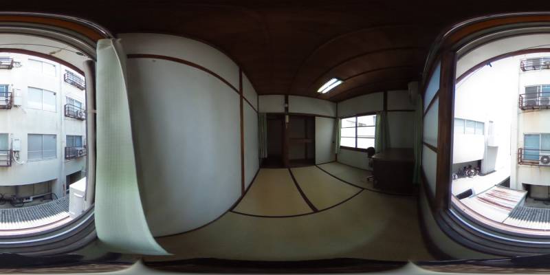 パノラマ画像バルコニー