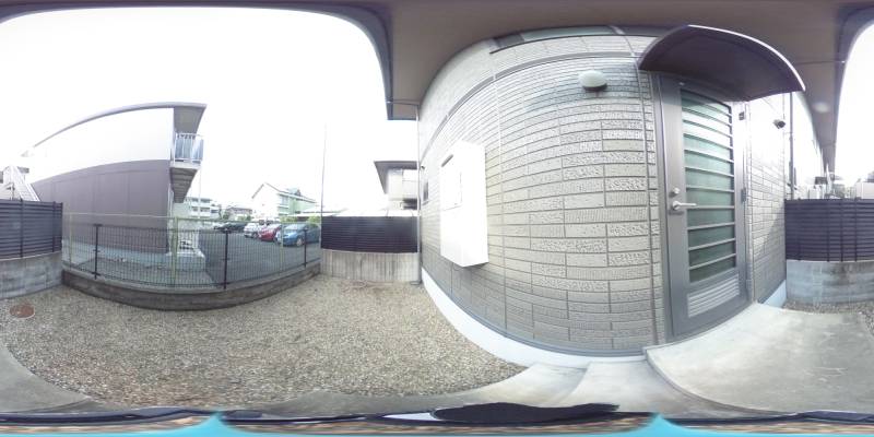 パノラマ画像庭