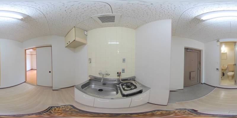 パノラマ画像キッチン