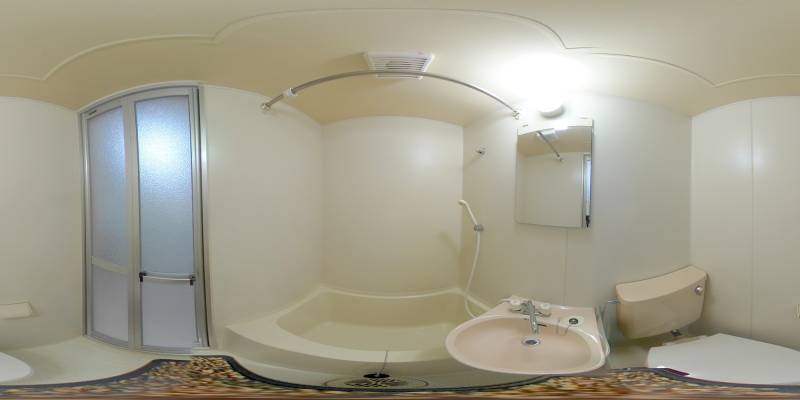 パノラマ画像バスルーム