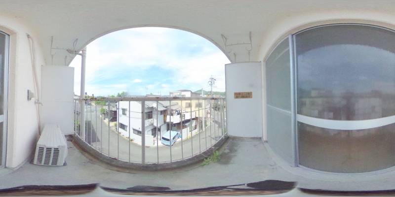 パノラマ画像バルコニー