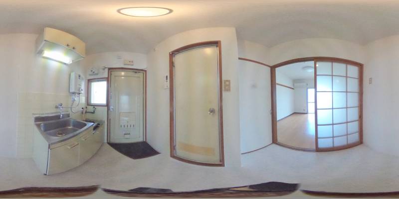 パノラマ画像キッチン