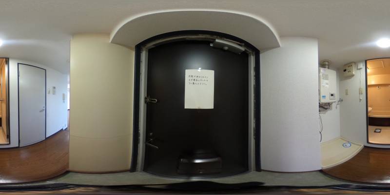 パノラマ画像玄関