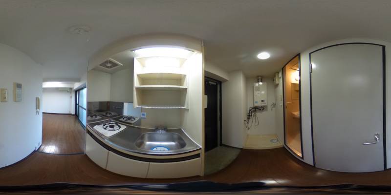 パノラマ画像キッチン