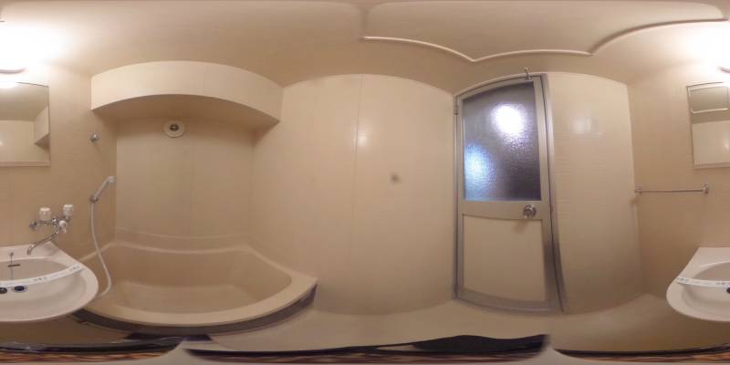 パノラマ画像バスルーム