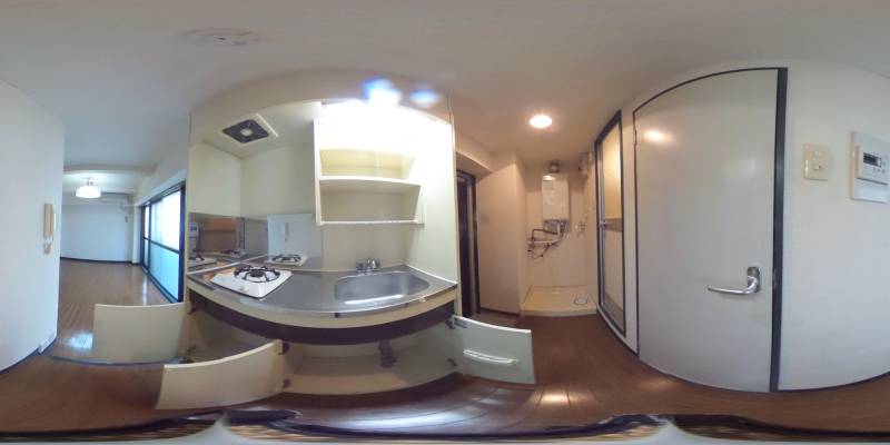 パノラマ画像キッチン