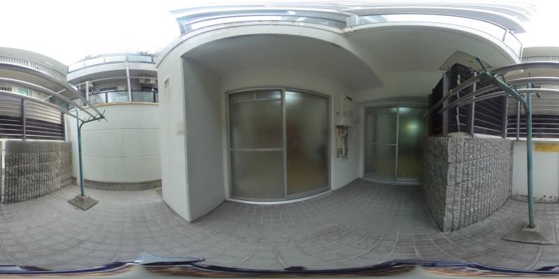 パノラマ画像庭