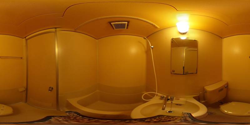 パノラマ画像バスルーム