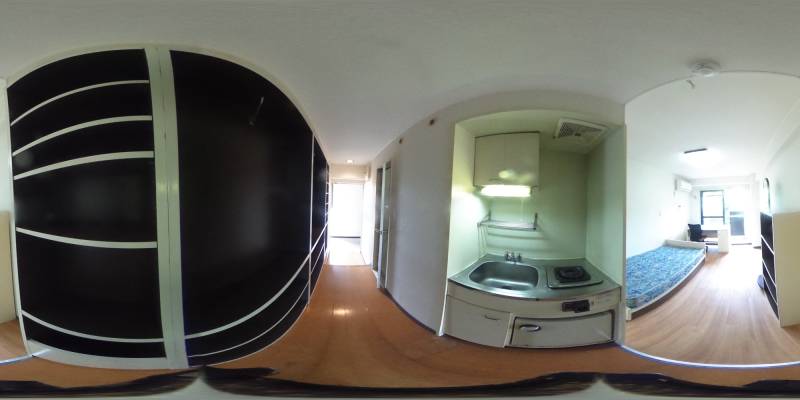 パノラマ画像キッチン