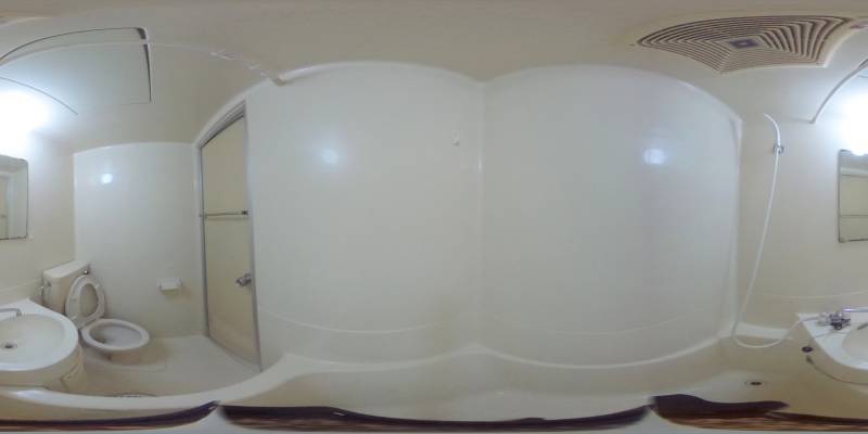 パノラマ画像バスルーム