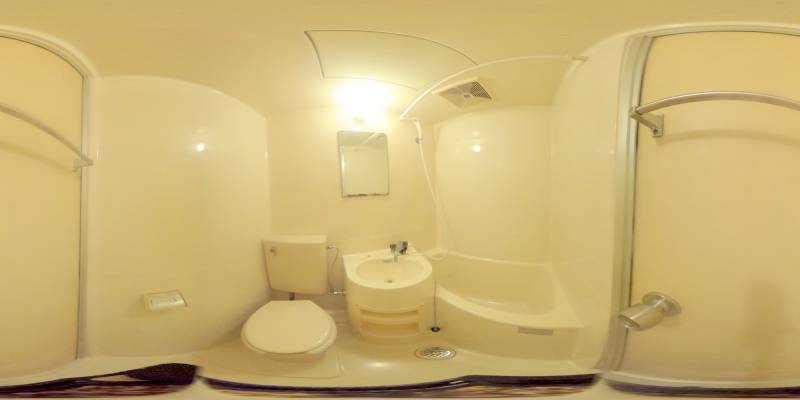 パノラマ画像バスルーム