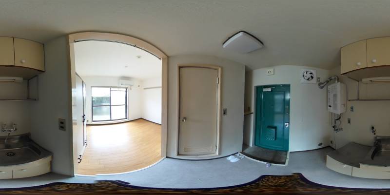 パノラマ画像キッチン