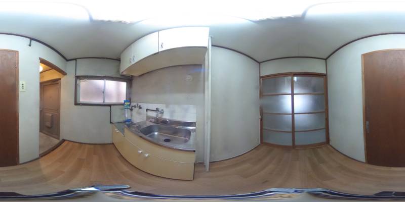 パノラマ画像キッチン