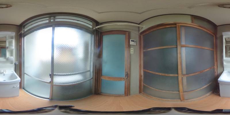 パノラマ画像洗面所