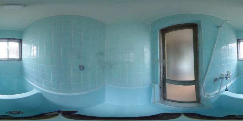 パノラマ画像バスルーム