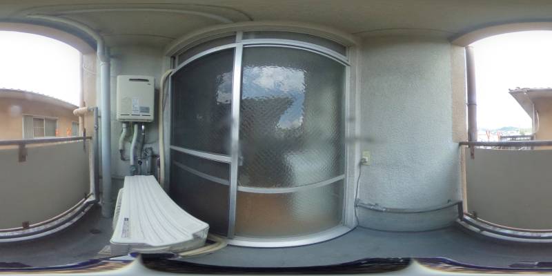 パノラマ画像バルコニー