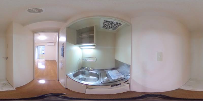 パノラマ画像キッチン