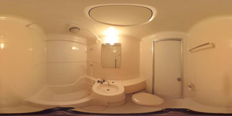 パノラマ画像バスルーム