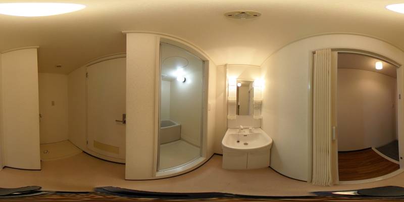 パノラマ画像洗面所