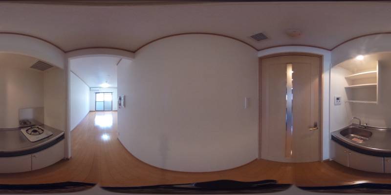 パノラマ画像キッチン