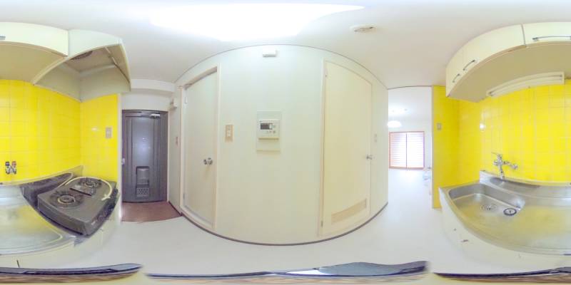 パノラマ画像キッチン