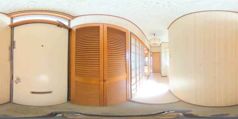 パノラマ画像玄関