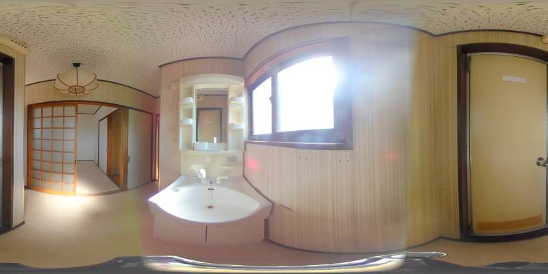 パノラマ画像洗面所