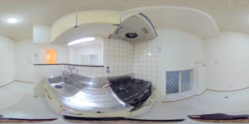 パノラマ画像キッチン