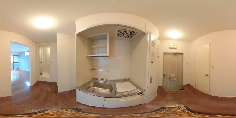 パノラマ画像キッチン