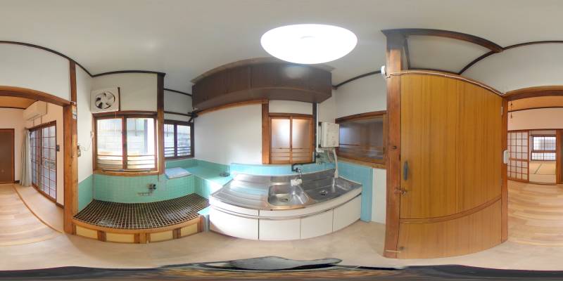 パノラマ画像キッチン