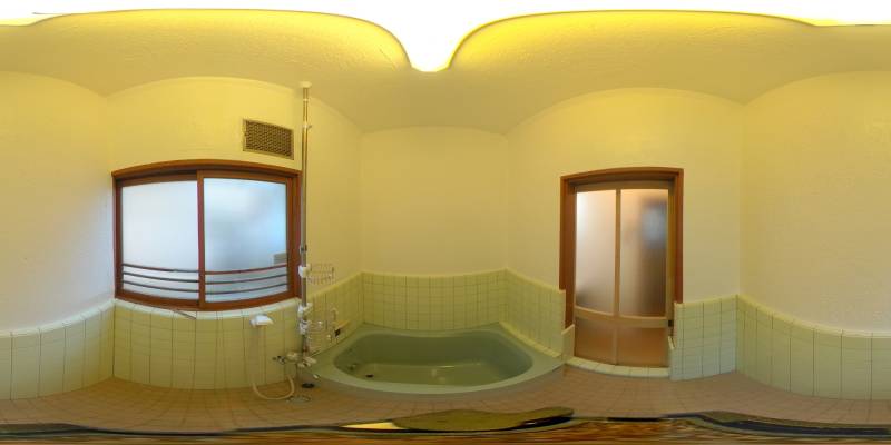 パノラマ画像バスルーム