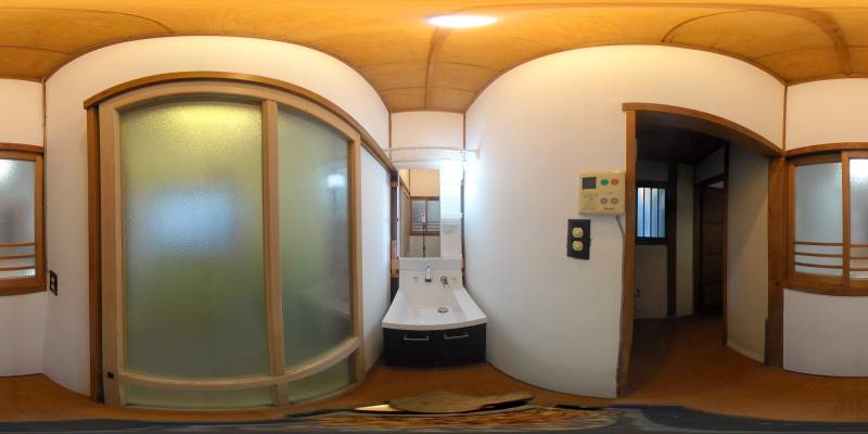 パノラマ画像洗面所