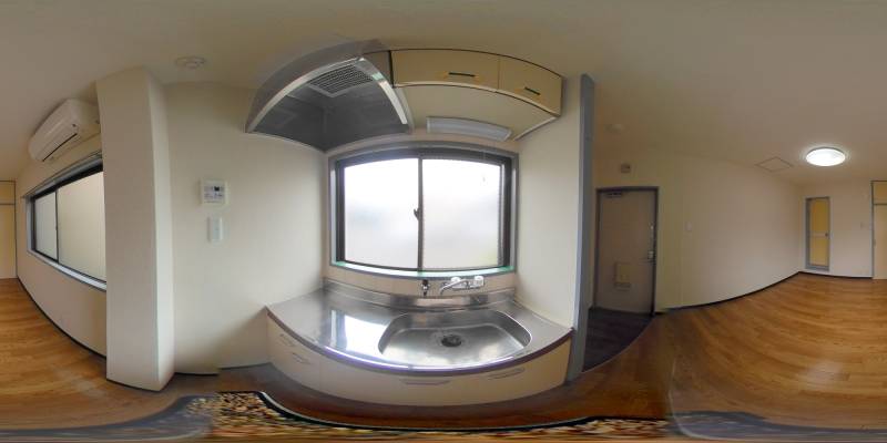 パノラマ画像キッチン