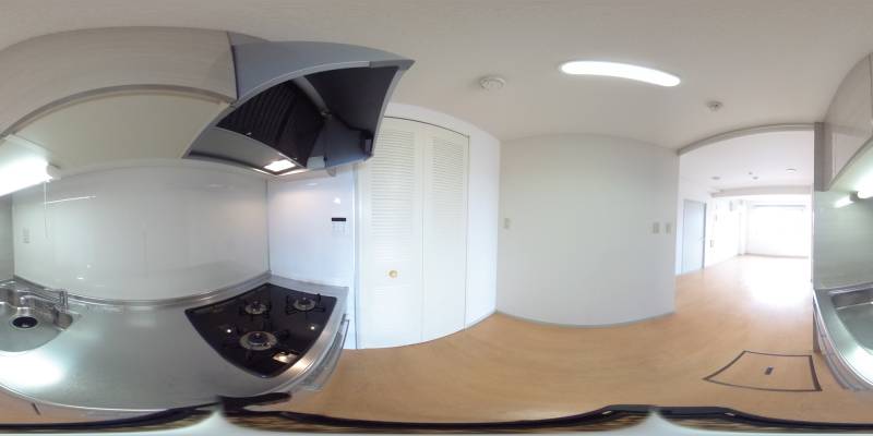 パノラマ画像キッチン