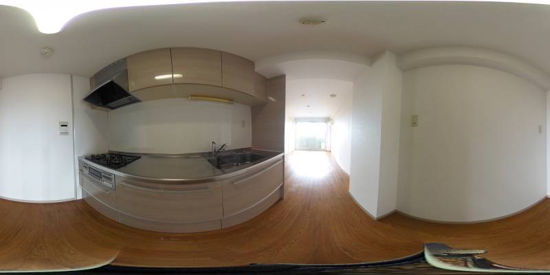 パノラマ画像キッチン