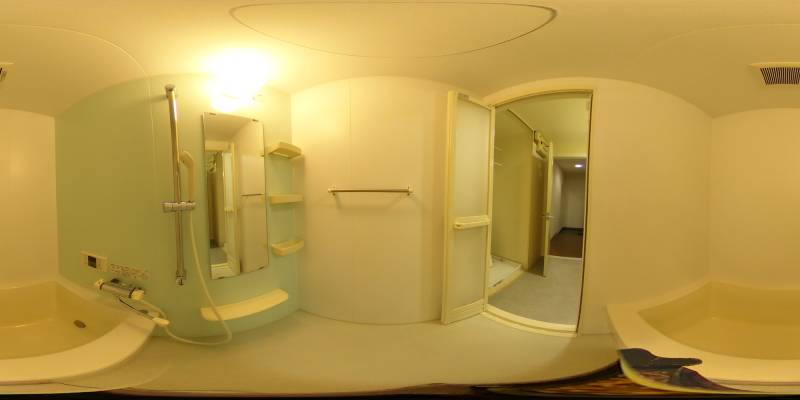 パノラマ画像バスルーム